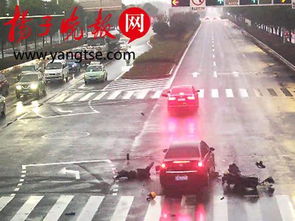 男子闯红灯被鸣笛催促后倒地不走